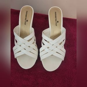 Montego Bay Club Wedge Sandals - Womens Size 9